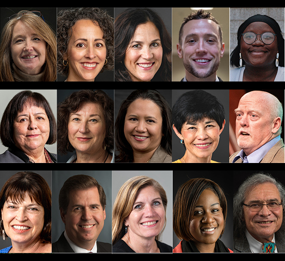 イエス像のカラフルな装飾